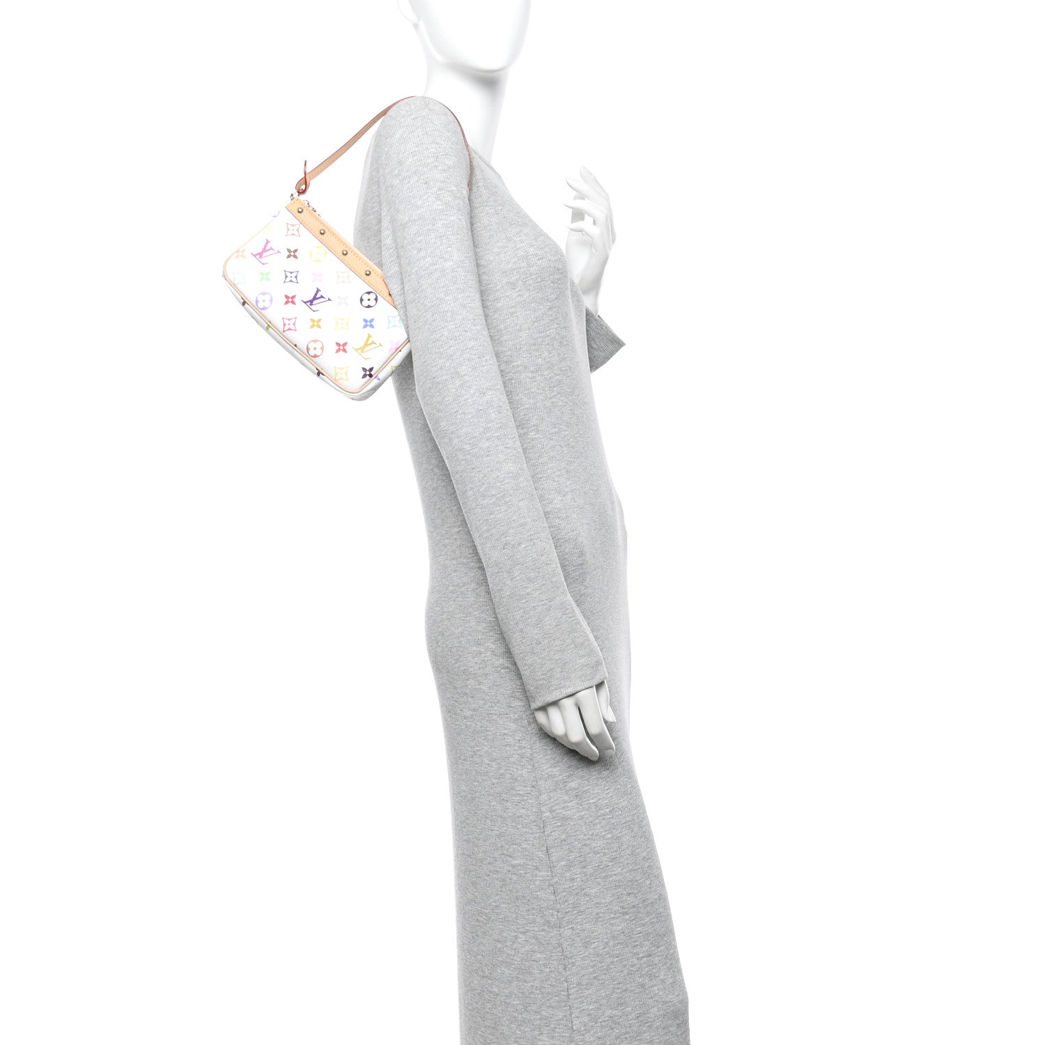 Louis Vuitton LV X TM Monogram Multicolor Pochette Accessories White