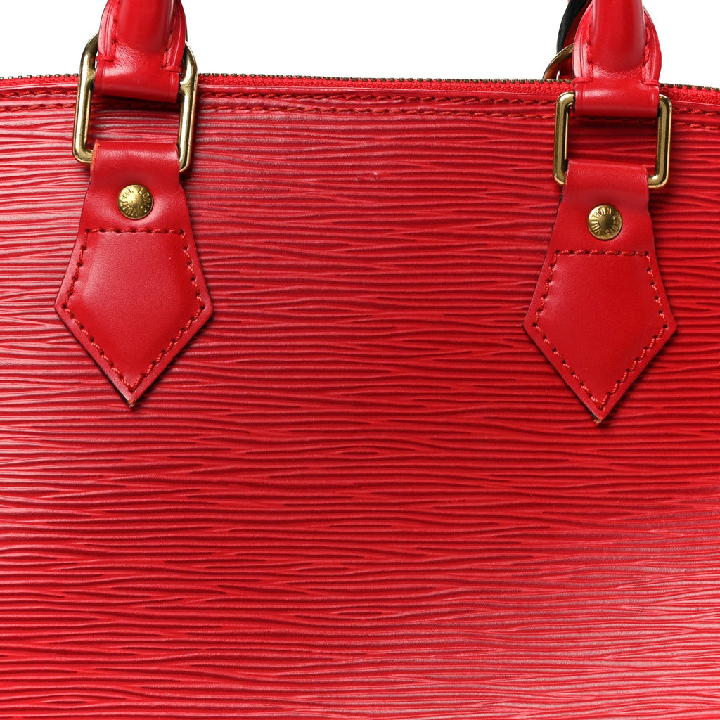Louis Vuitton Epi Alma PM Castillan Red