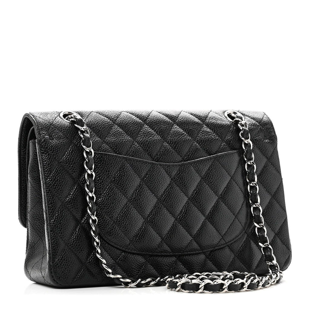 Chanel Caviar Quilted Medium Double Flap Black