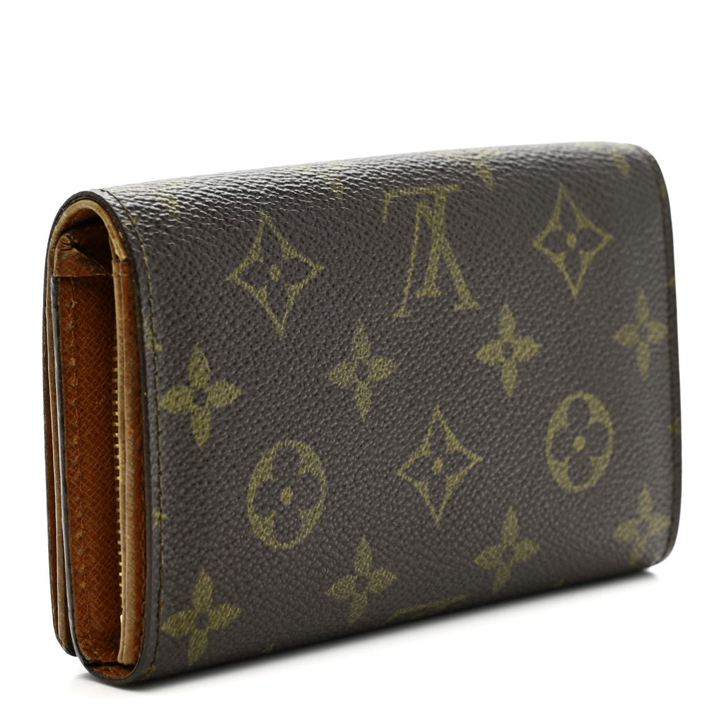 Louis Vuitton Monogram Porte-Monnaie Tresor Wallet