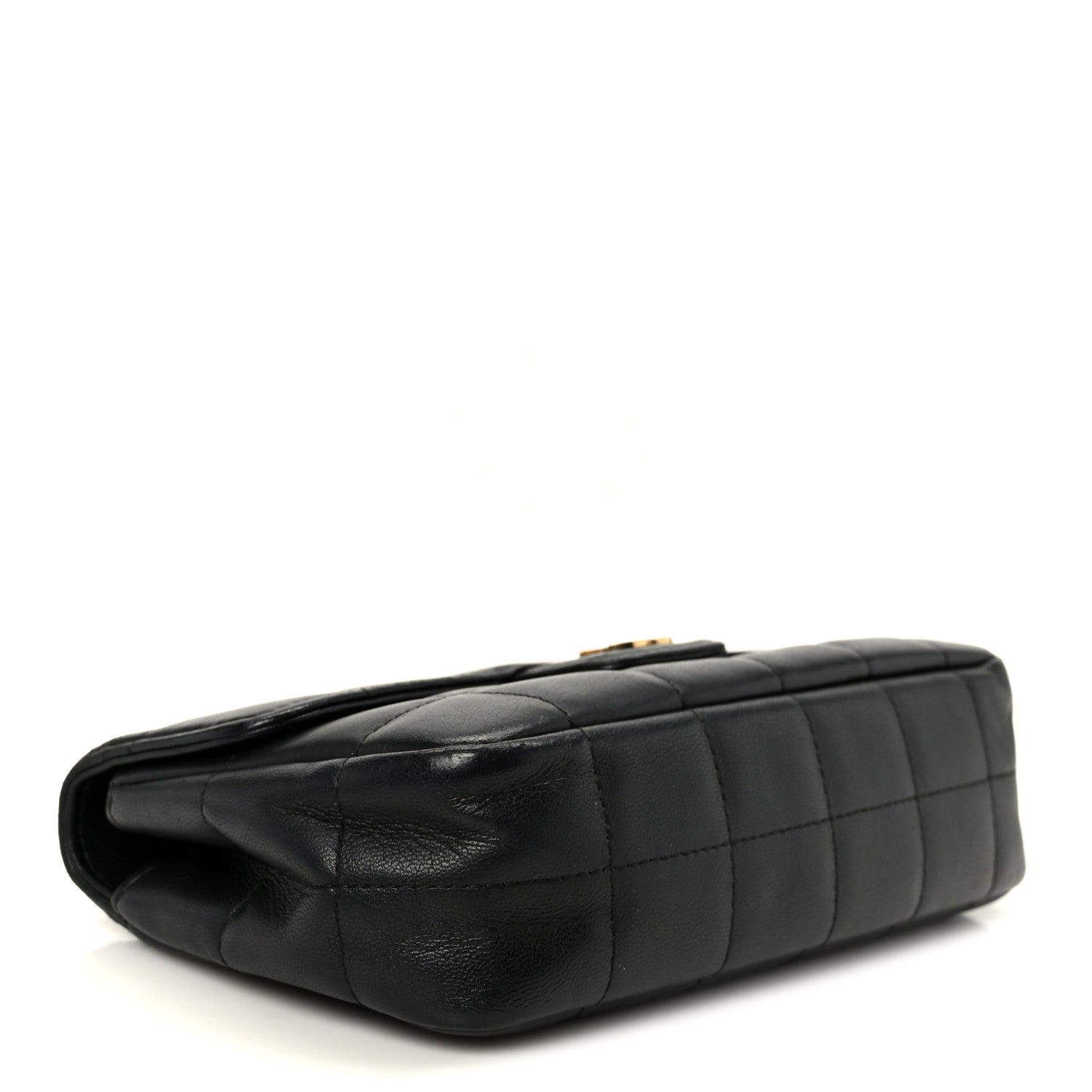 Chanel Lambskin Quilted Mini Chocolate Bar Flap Black