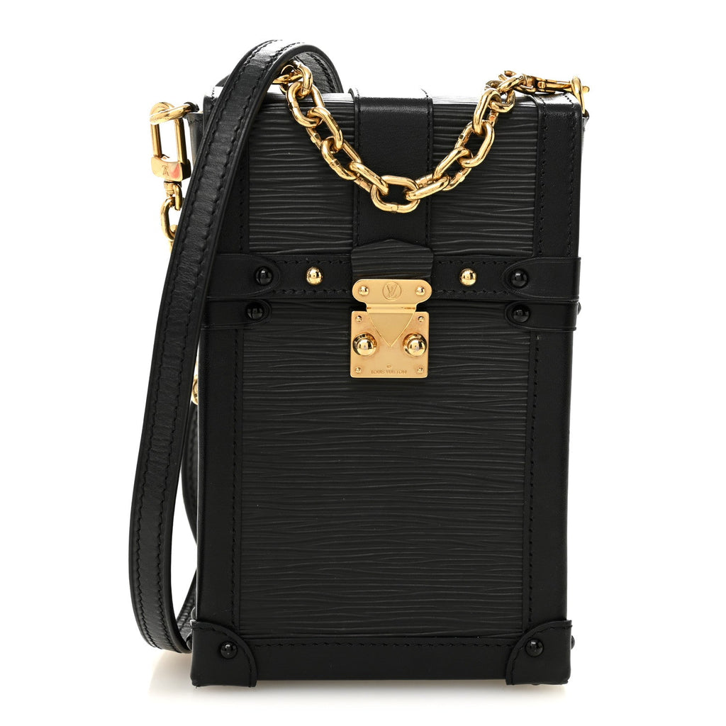 Louis Vuitton Epi Pochette Trunk Verticale Black