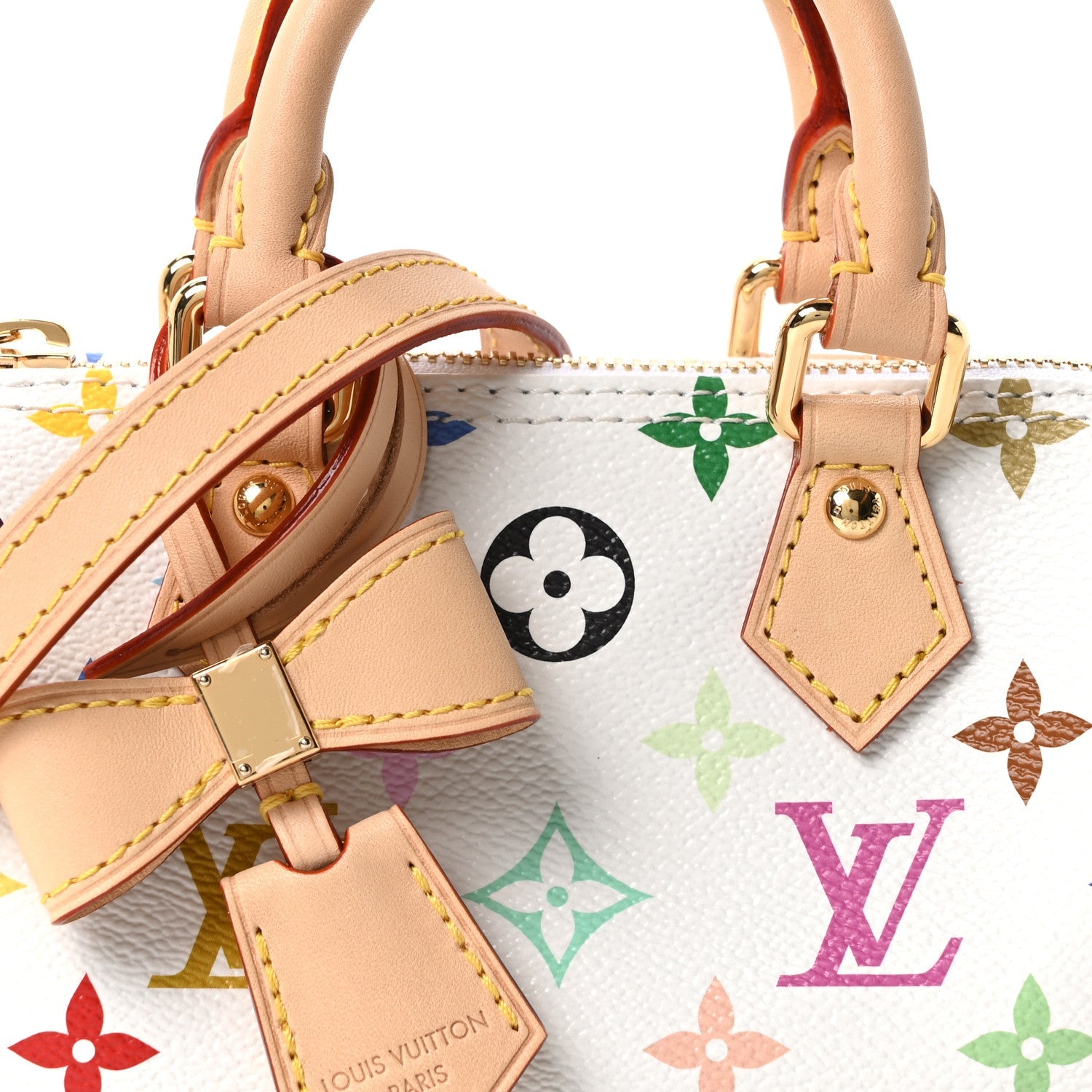 Louis Vuitton LV X TM Monogram Multicolor Nano Speedy White