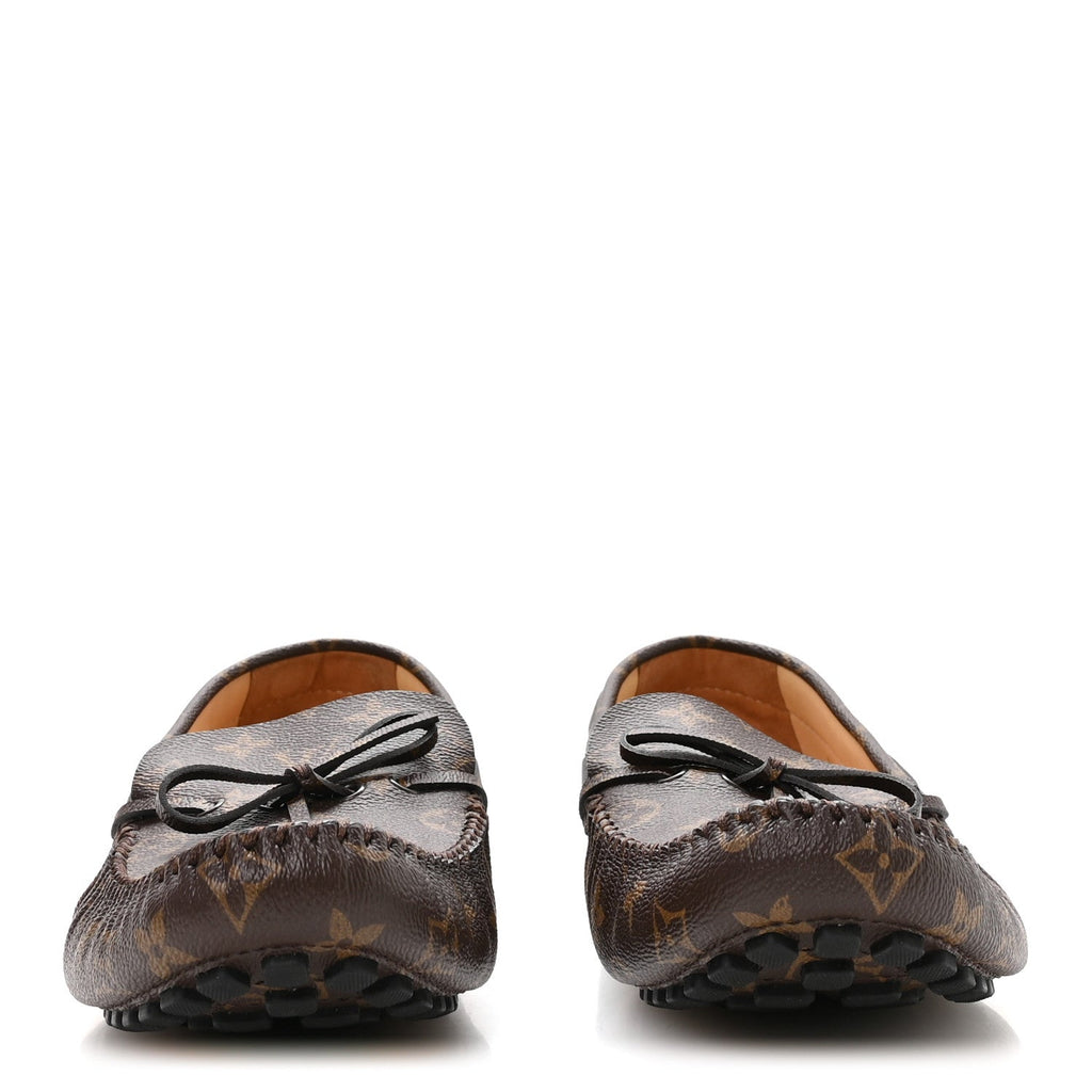 Louis Vuitton Monogram Mens Arizona Car Shoe Moccasin Loafers 12