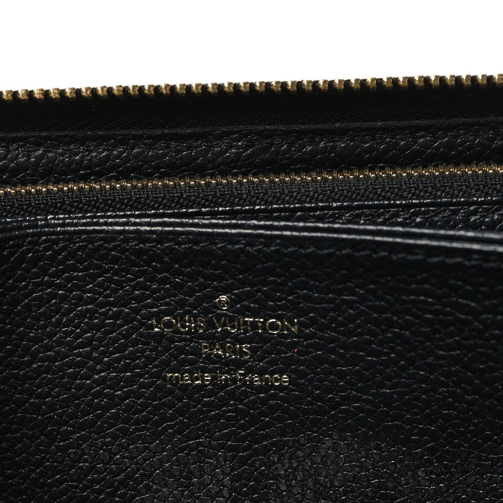 Louis Vuitton Empreinte Zippy Wallet Black