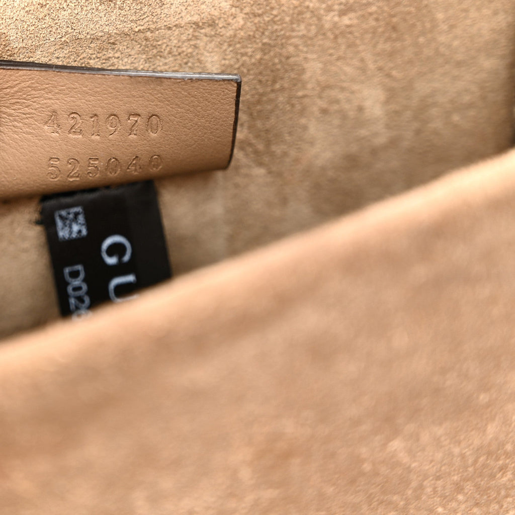 Gucci GG Supreme Monogram Mini Dionysus Shoulder Bag Taupe