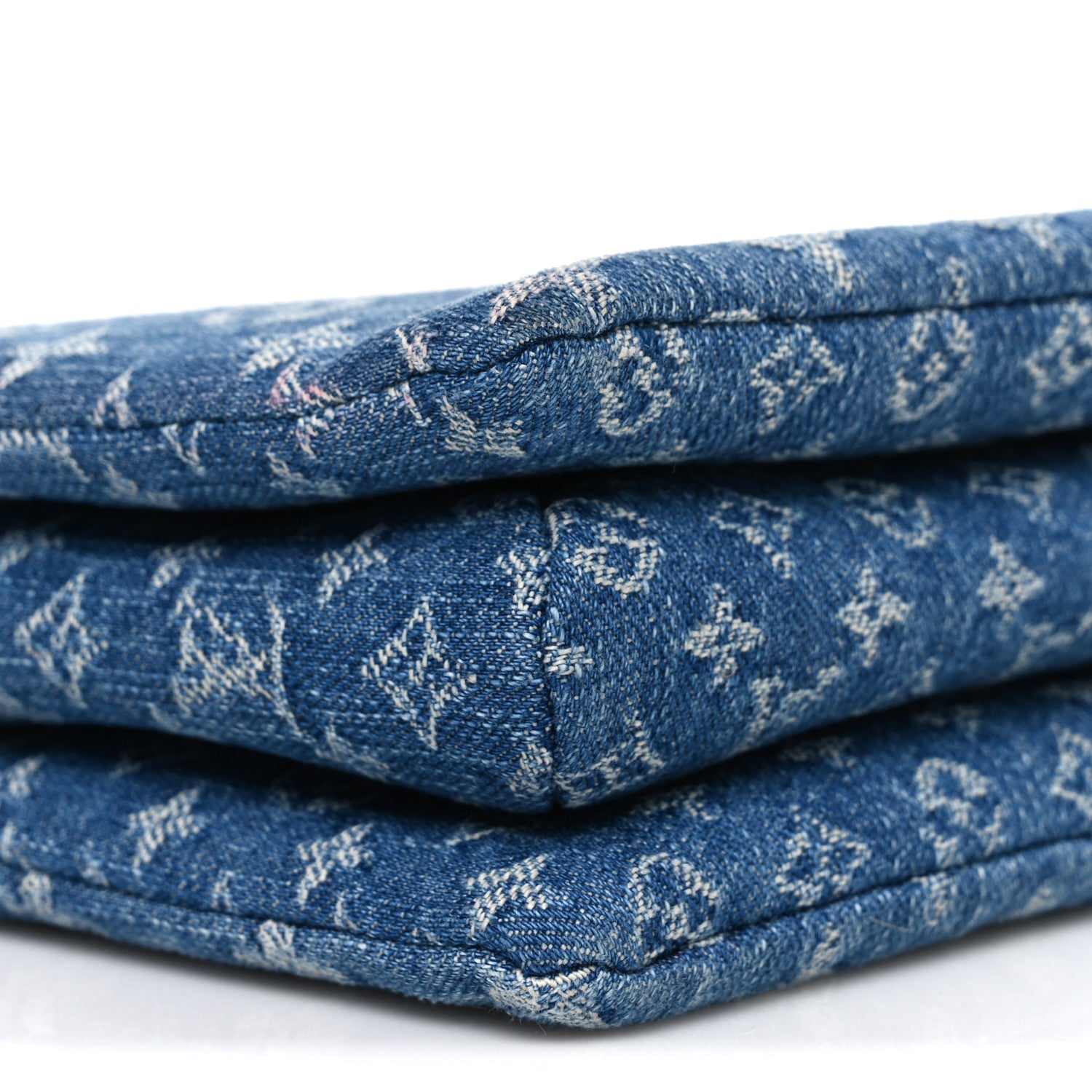 Louis Vuitton Monogram Denim Coussin PM Blue