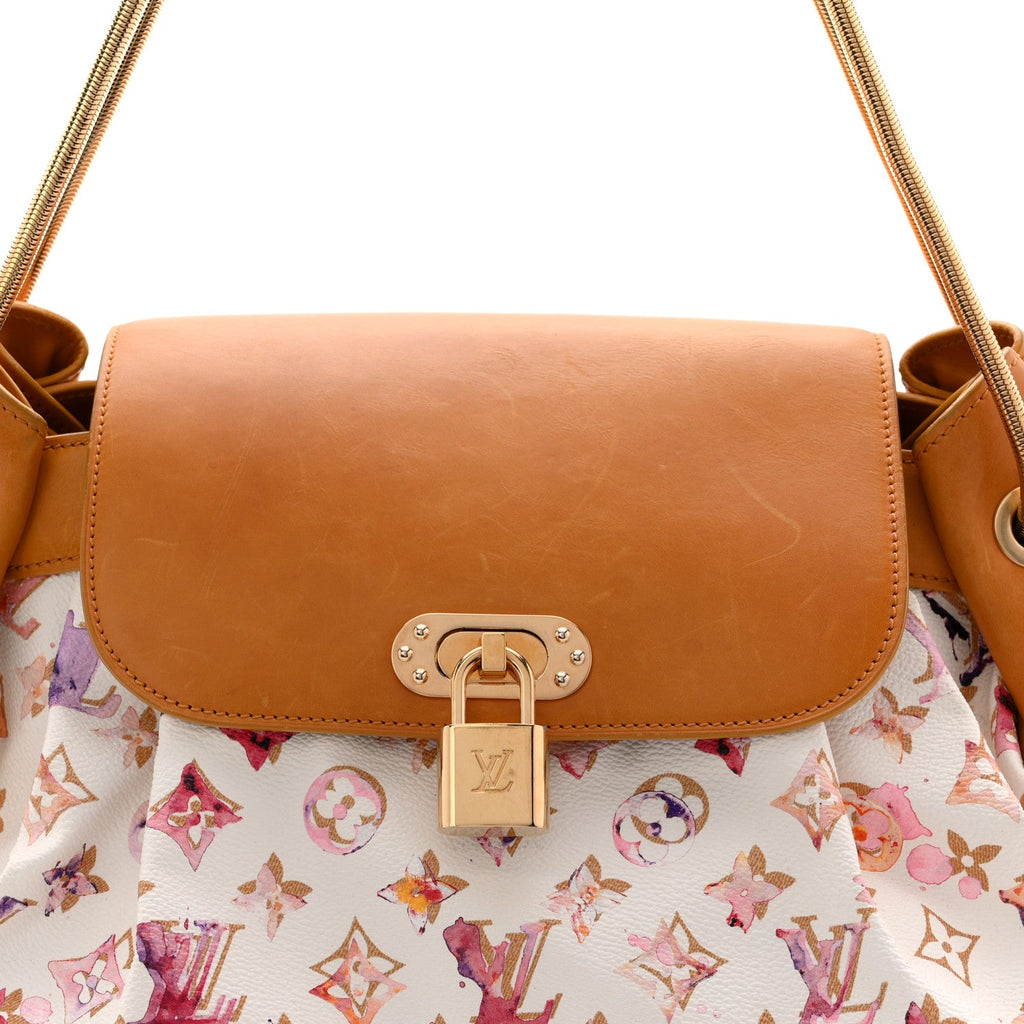 Louis Vuitton Monogram Watercolor Aquarelle Jamais White