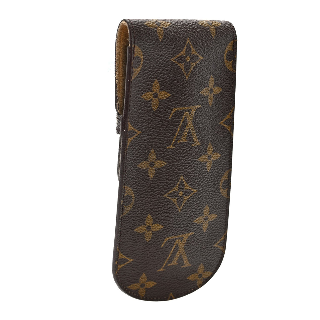 Louis Vuitton Monogram Glasses Sunglasses Case w Flap