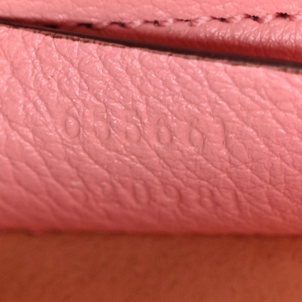 Gucci Wonka Grain Calfskin Mini Diana Tote Bag Wild Rose Fuxia Fluo