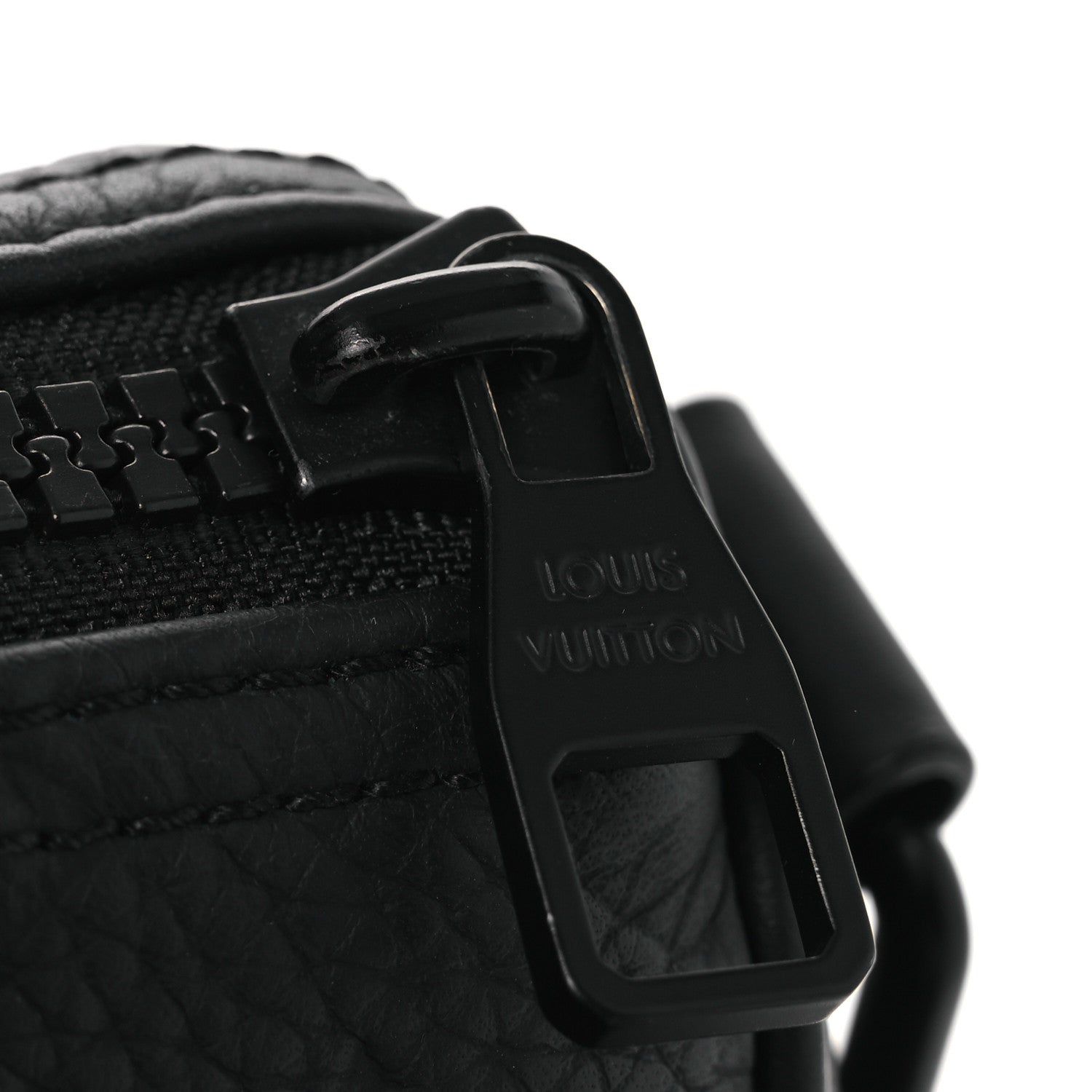 Louis Vuitton Monogram Taurillon Keepall Bandouliere 25 Black