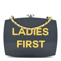 Chanel Plexiglass Evening In The Street 5x5=CC Small Clutch Dark Blue