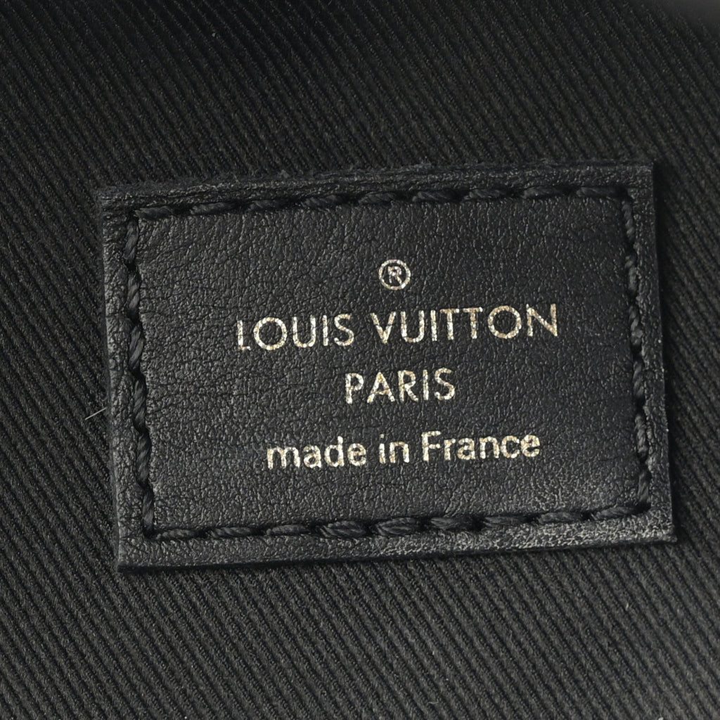 Louis Vuitton Calfskin Quilted New Wave Bumbag Black