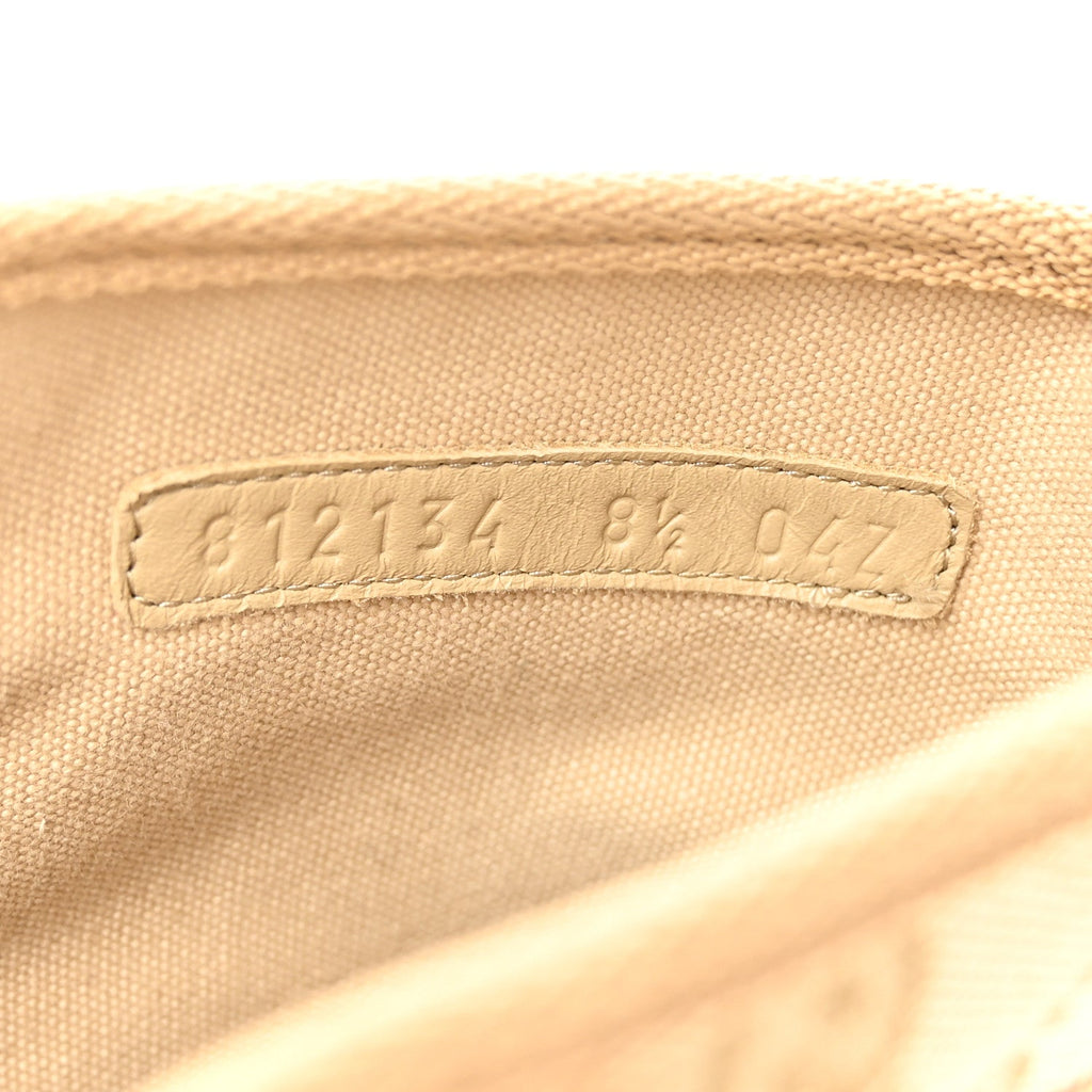 Gucci GG Monogram Web Mens Lug Sole Ankle Boots 8.5 New Sand