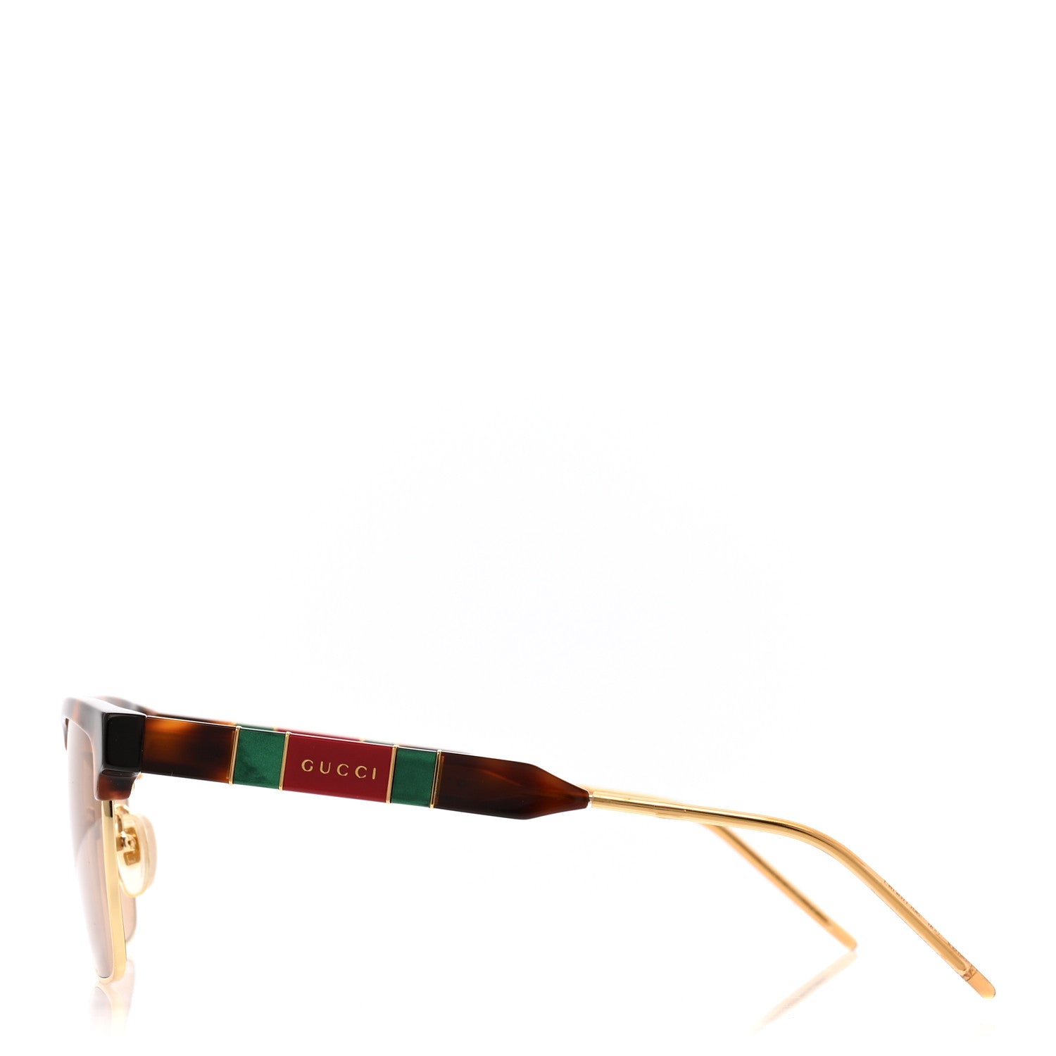 Gucci Squared Aviator GG Sunglasses GG0603S Tortoise