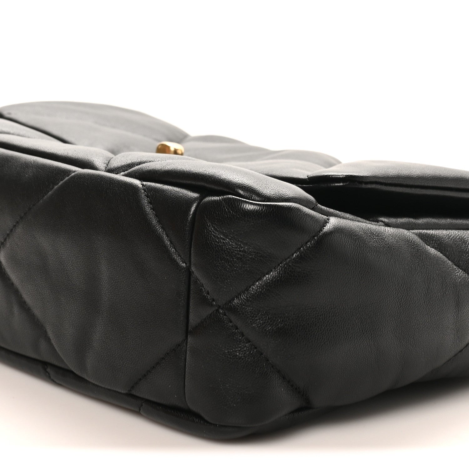 Chanel Lambskin Quilted Medium Chanel 19 Flap Black