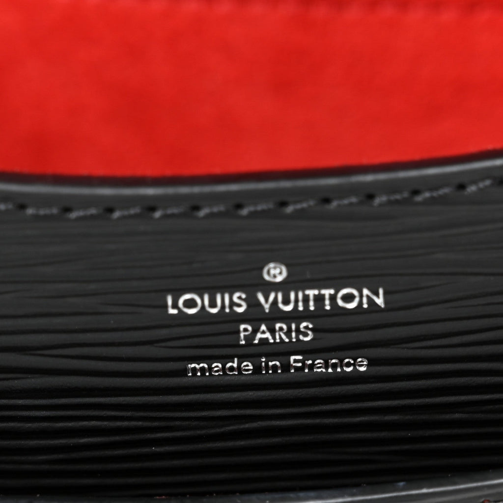 Louis Vuitton Epi Neo Monceau Black Coquelicot Blue Roi Safran