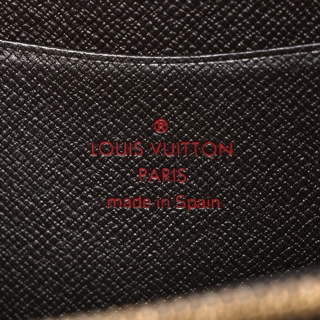 Louis Vuitton Damier Ebene Porte-Monnaie Zippe Zippy Wallet