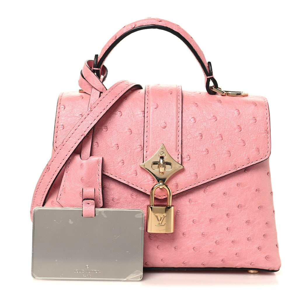Louis Vuitton Ostrich Rose Des Vents Mini Pink