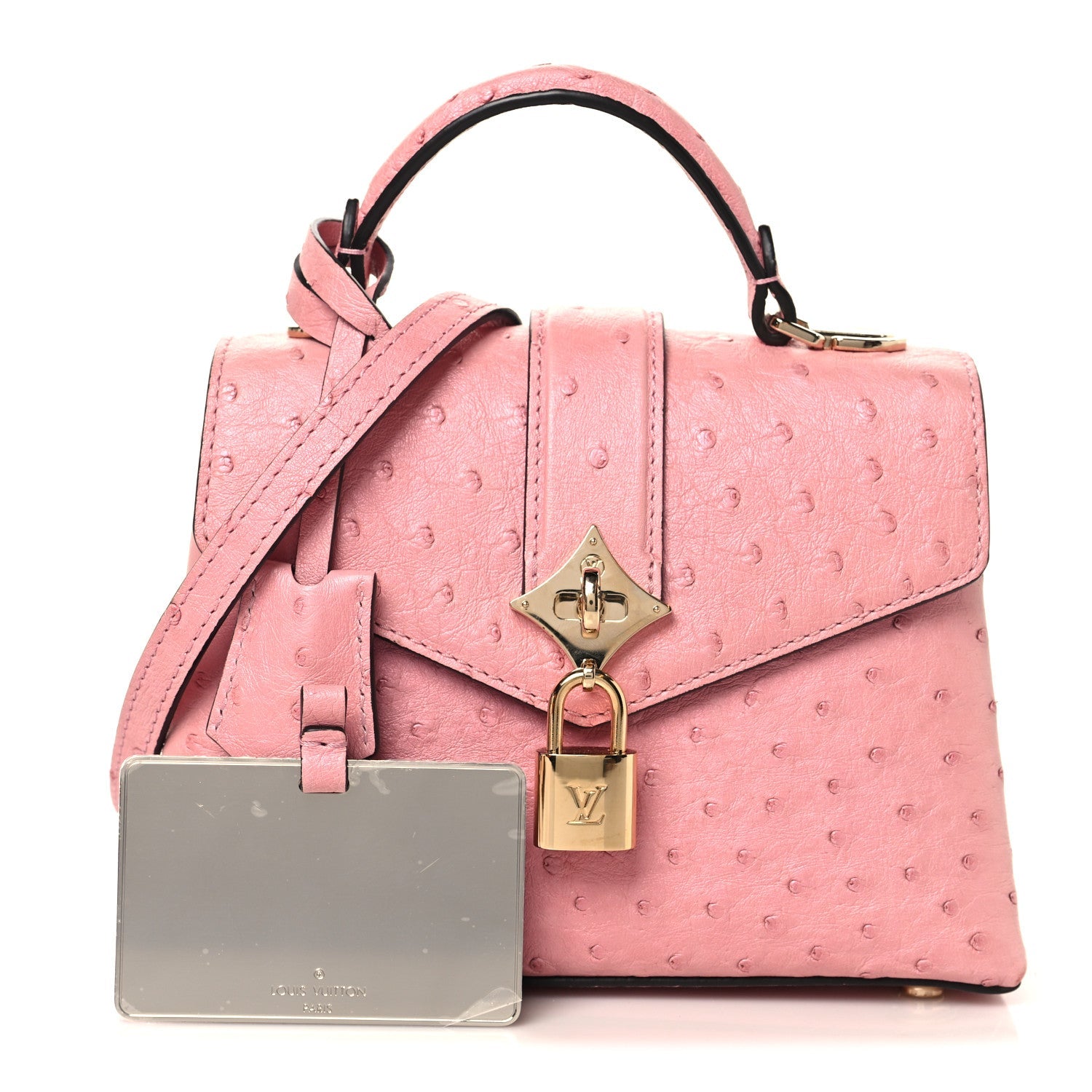 Louis Vuitton Ostrich Rose Des Vents Mini Pink