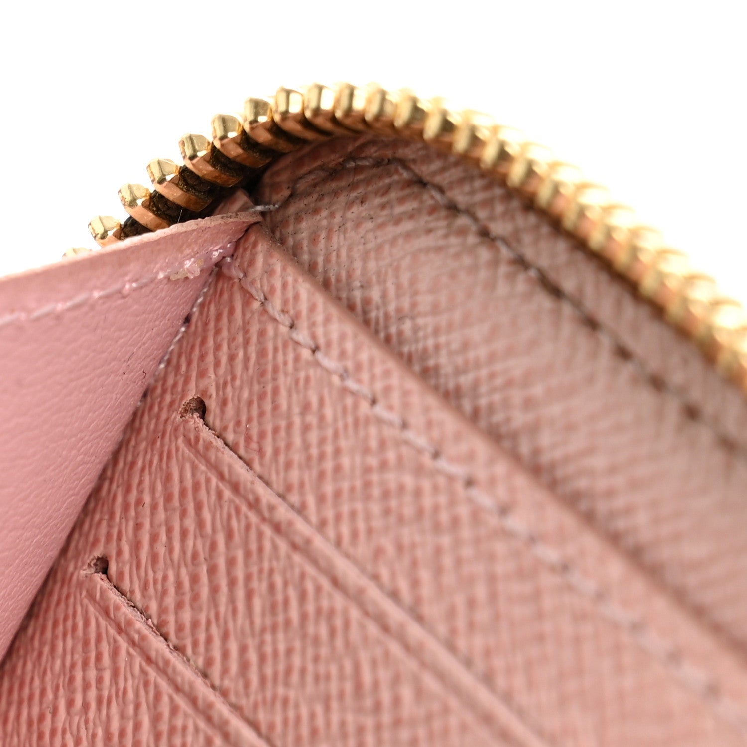 Louis Vuitton Monogram Clemence Wallet Rose Ballerine