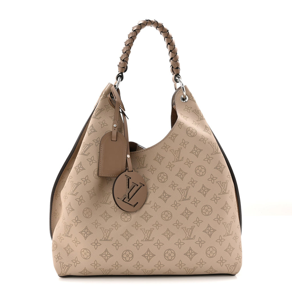 Louis Vuitton Mahina Carmel Hobo Galet