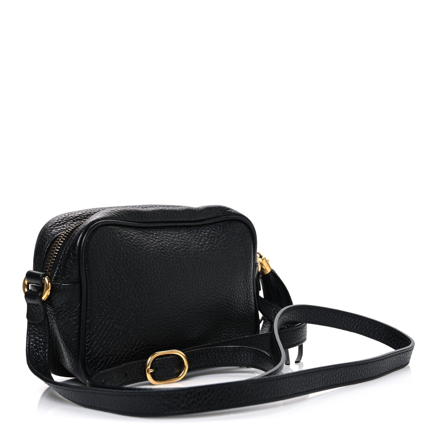 Gucci Pebbled Calfskin Small Soho Disco Bag Black