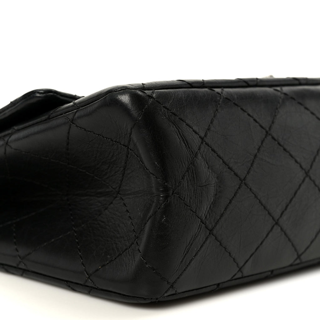 Chanel Aged Calfskin Quilted 2.55 Reissue 226 Flap Black
