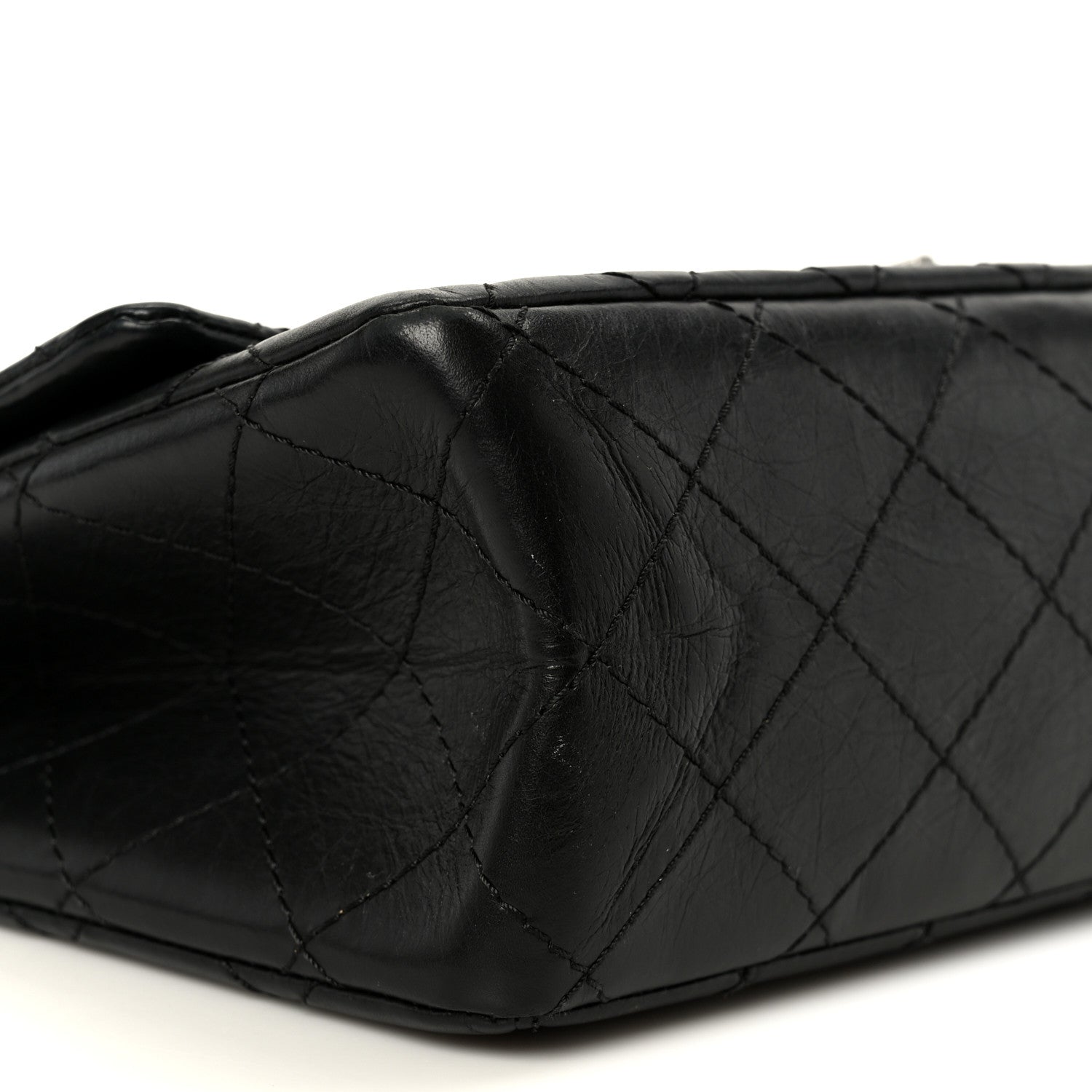 Chanel Aged Calfskin Quilted 2.55 Reissue 226 Flap Black