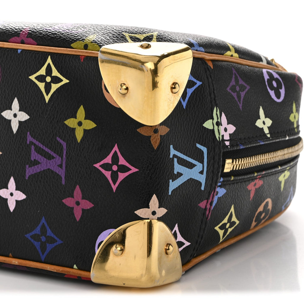 Louis Vuitton Monogram Multicolor Trouville Black