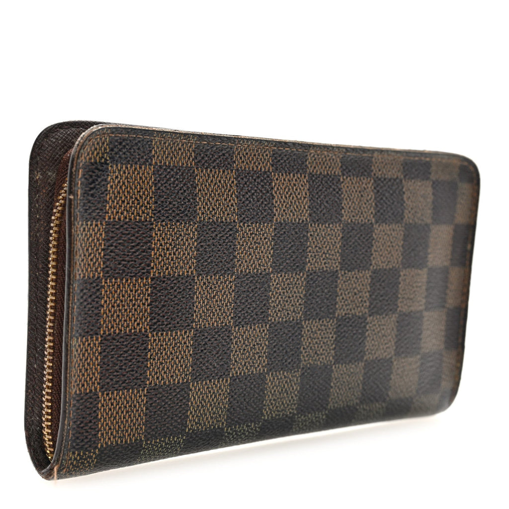 Louis Vuitton Damier Ebene Porte-Monnaie Zippe Zippy Wallet