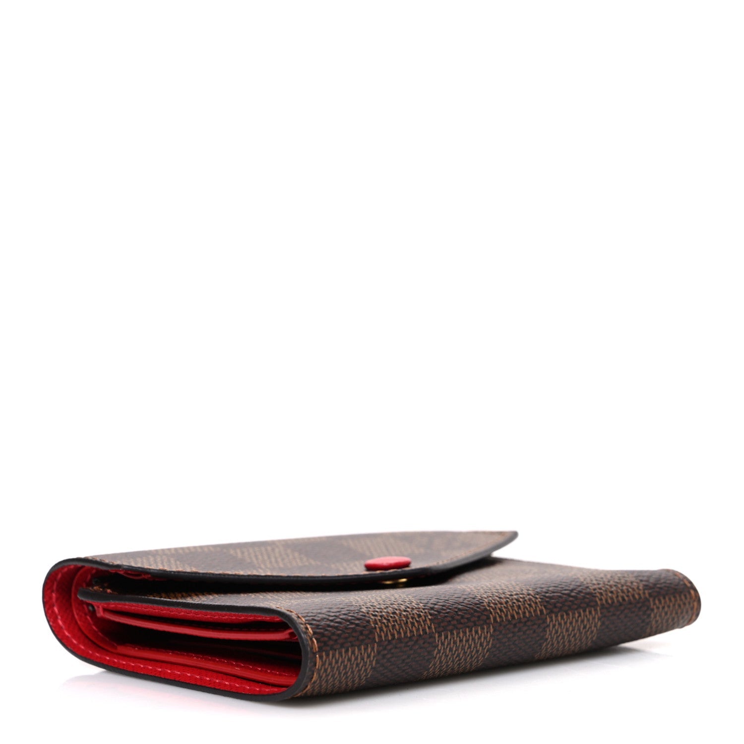 Louis Vuitton Damier Ebene Victorine Wallet Red