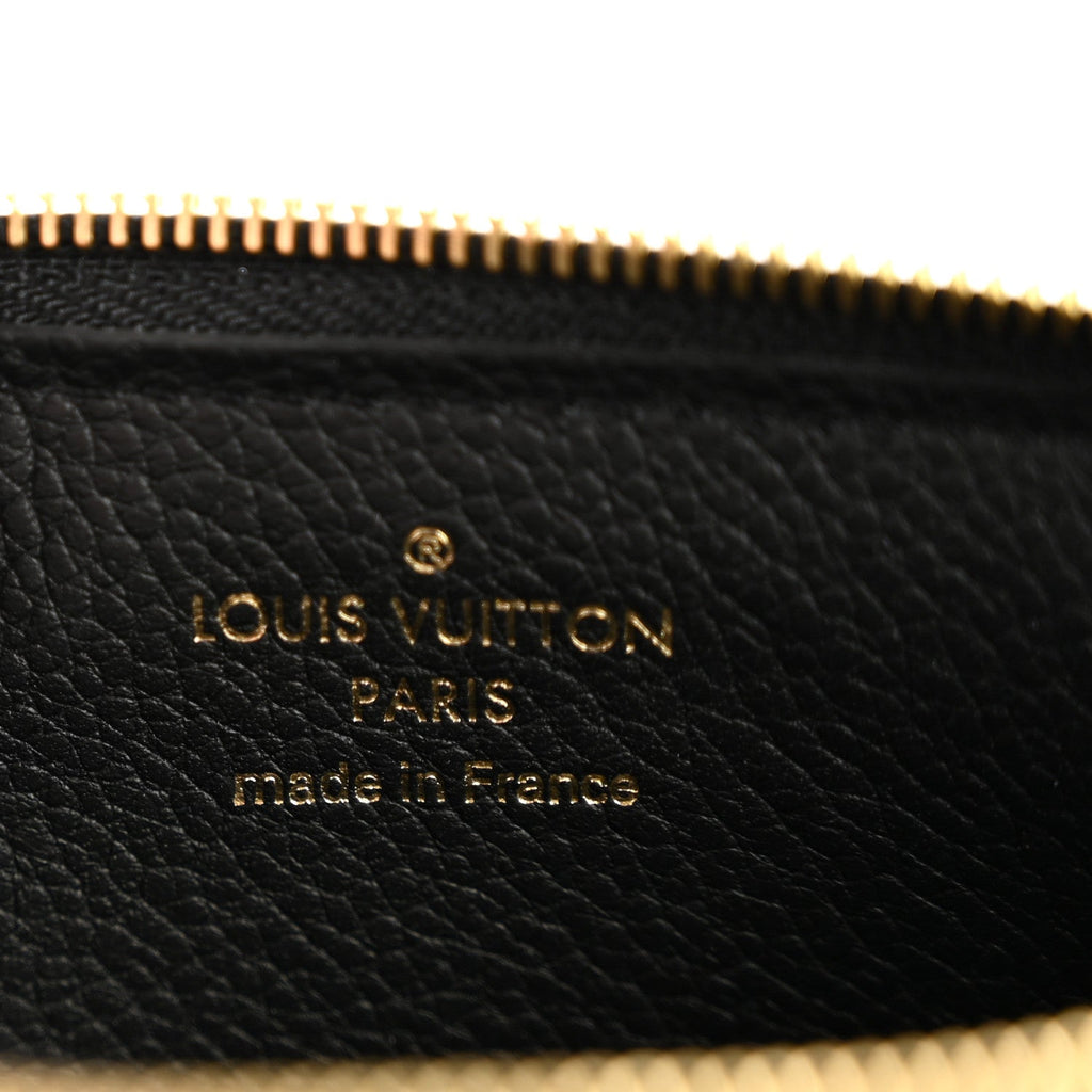 Louis Vuitton Empreinte Recto Verso Card Holder Black