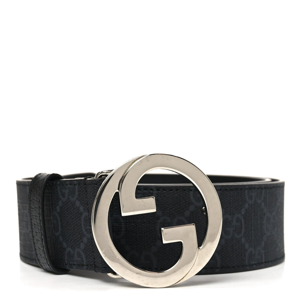 Gucci GG Supreme Monogram Blondie 40mm Belt 85 34 Black