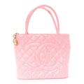 Chanel Caviar Quilted Medallion Tote Light Pink