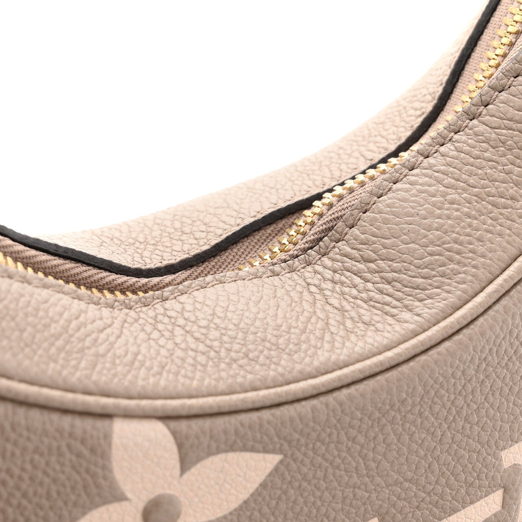 Louis Vuitton Empreinte Monogram Giant Bagatelle NM Tourterelle Creme