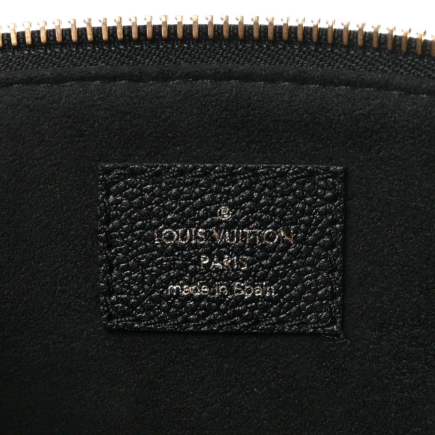Louis Vuitton Empreinte Monogram Giant Petit Palais Black Beige