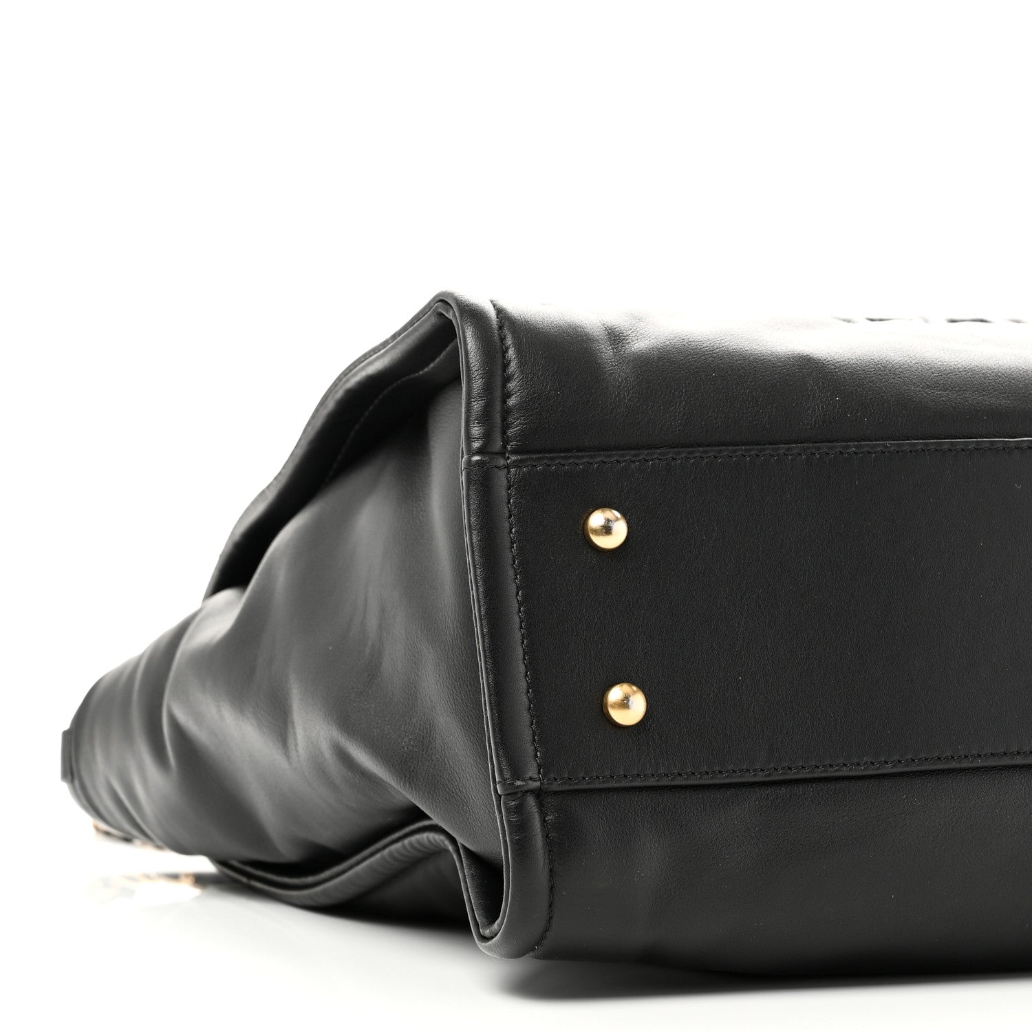 Chanel Calfskin Small Deauville Tote Black