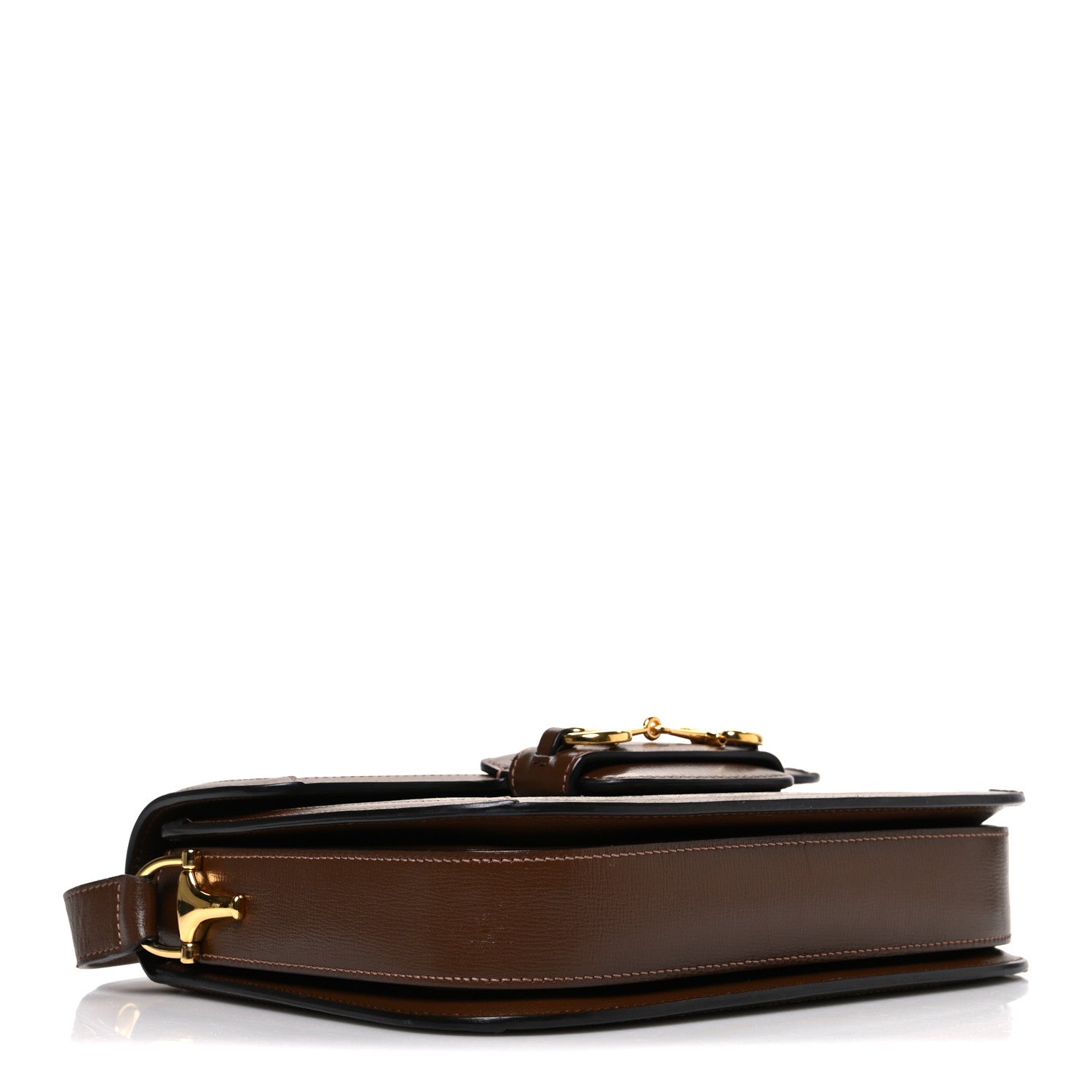 Gucci GG Supreme Monogram Horsebit 1955 Shoulder Bag Beige Brown Sugar
