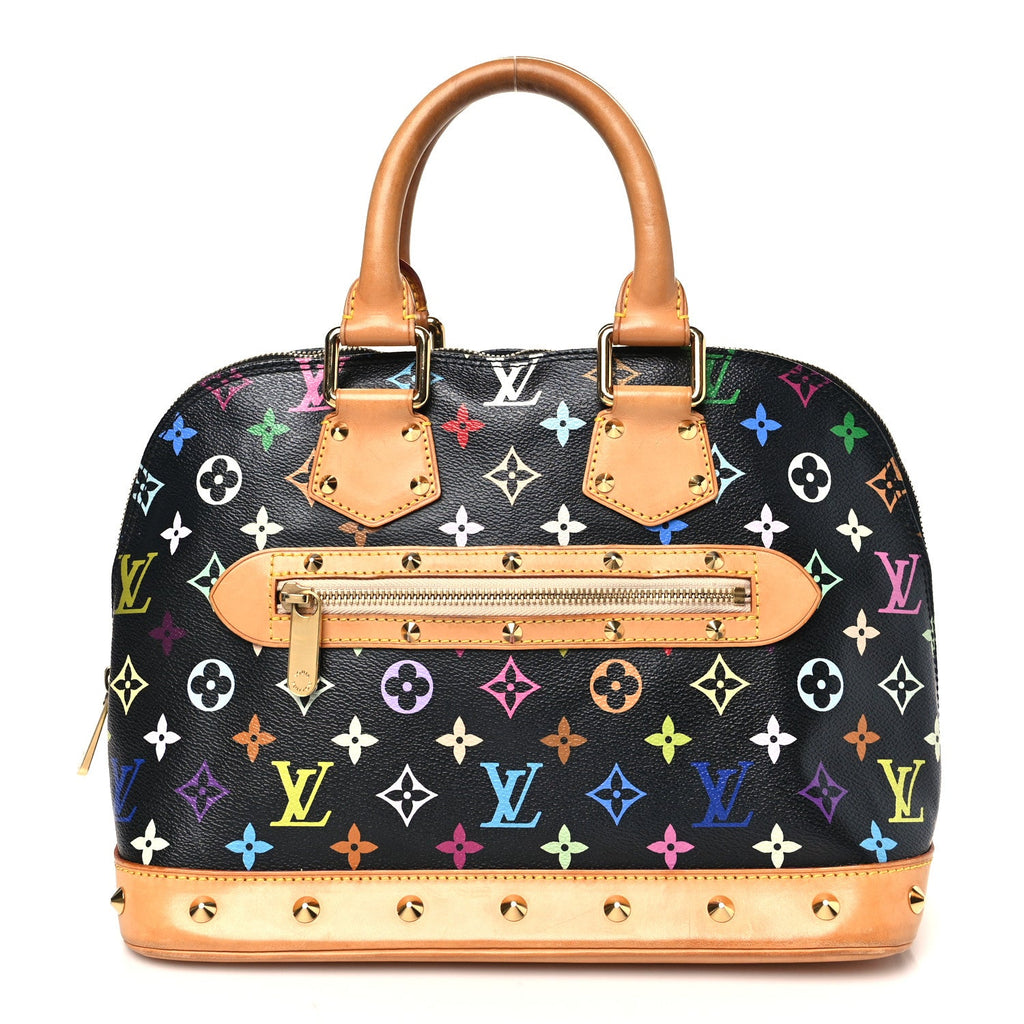 Louis Vuitton Monogram Multicolor Alma PM Black
