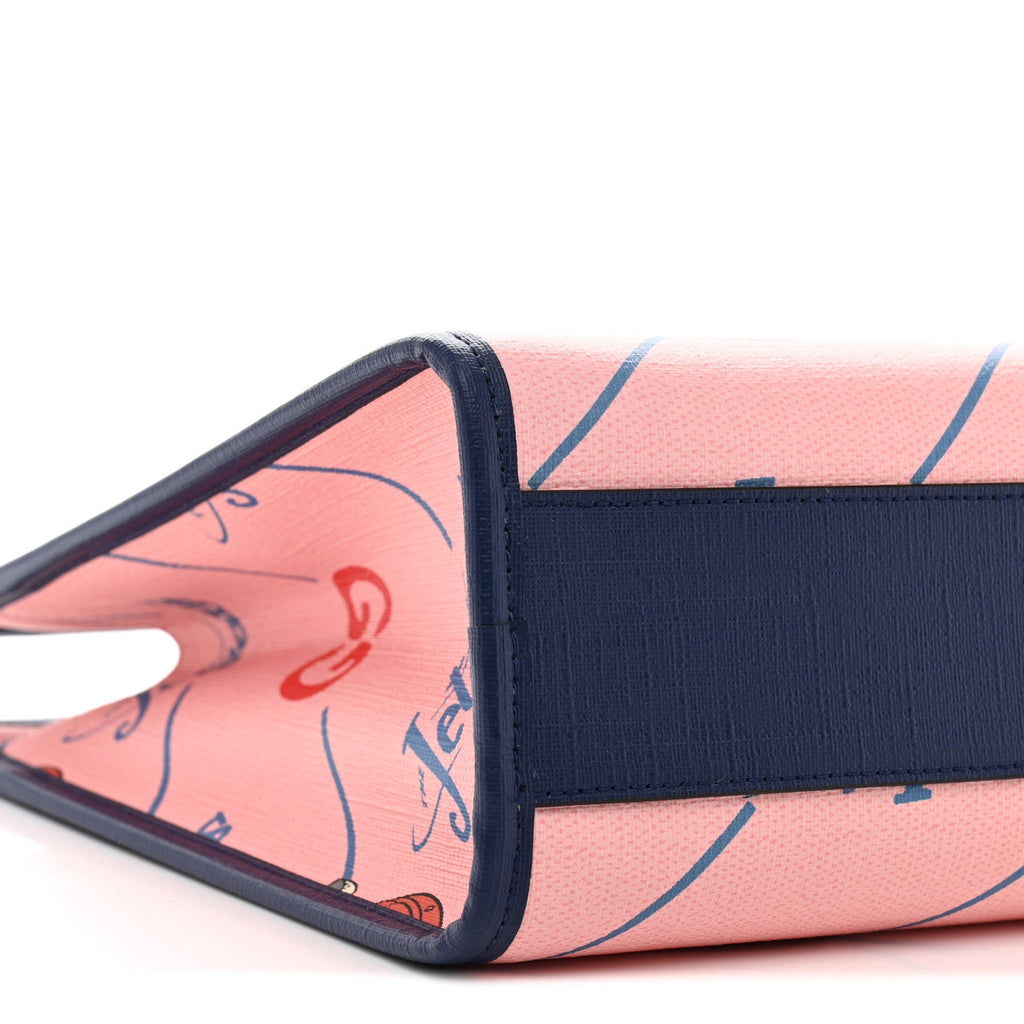 Gucci Coated Canvas Interlocking G The Jetsons Childrens Tote  Pink Multicolor