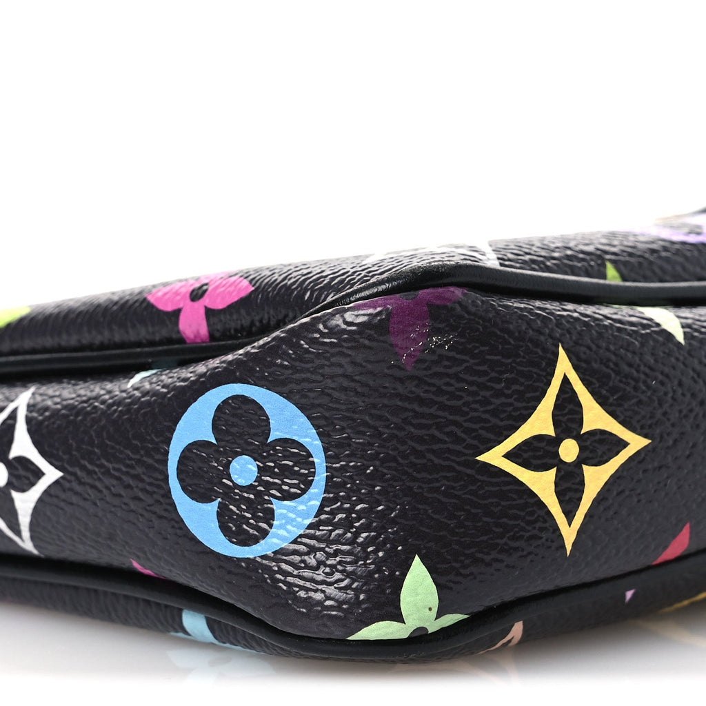 Louis Vuitton LV X TM Monogram Multicolor Pochette Accessories Black
