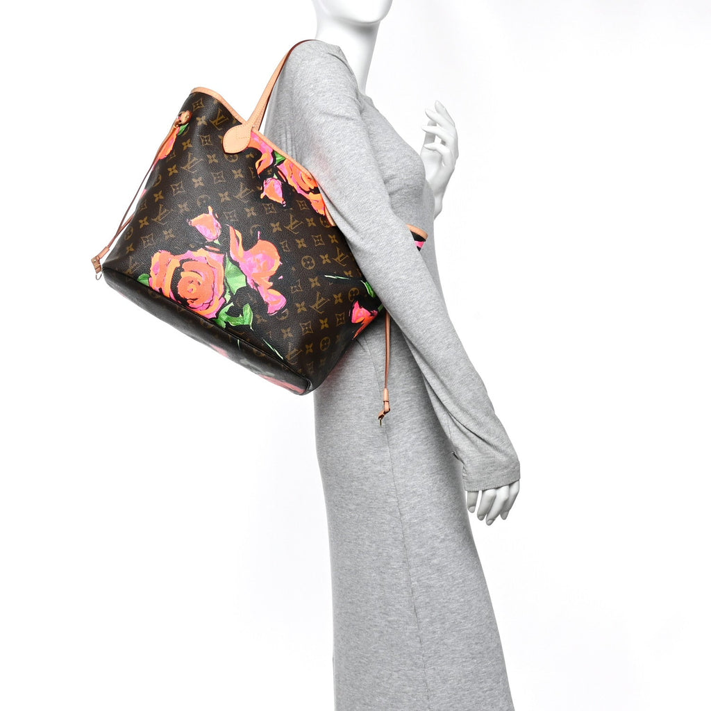 Louis Vuitton Monogram Roses Neverfull MM