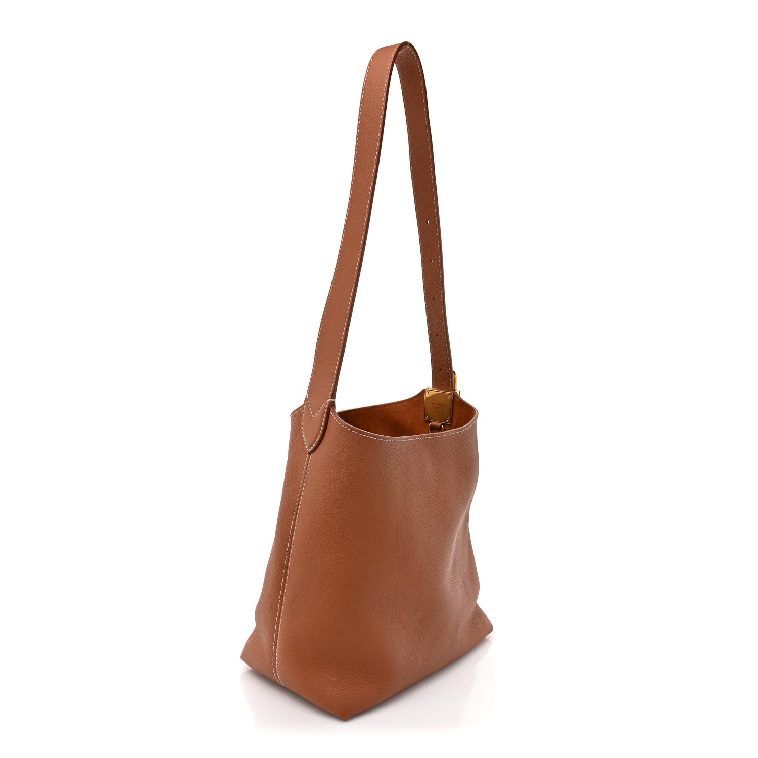 Louis Vuitton Grained Calfskin Low Key Hobo PM Cognac