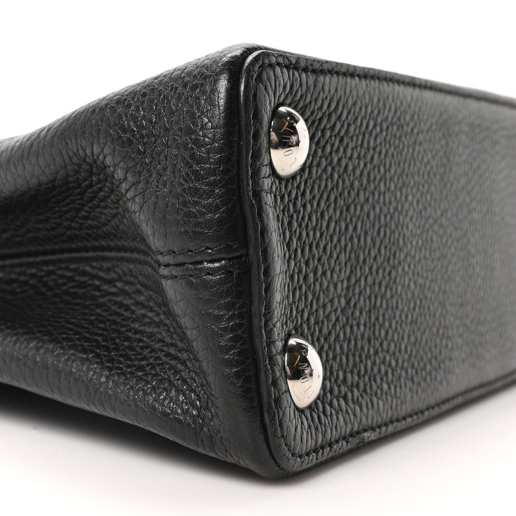 Louis Vuitton Taurillon Capucines BB Black General Blue Pink