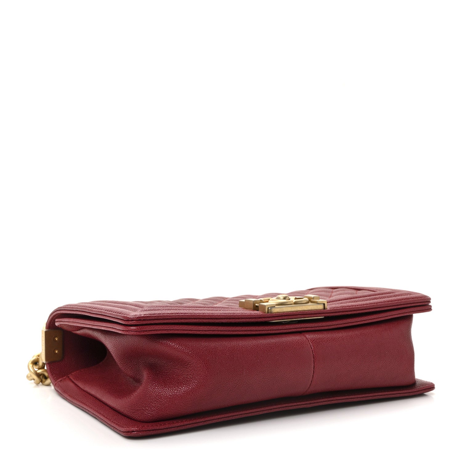 Chanel Caviar Quilted Medium Boy Flap Burgundy