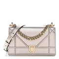 Christian Dior Metallic Grained Calfskin Small Diorama Flap Bag Copper