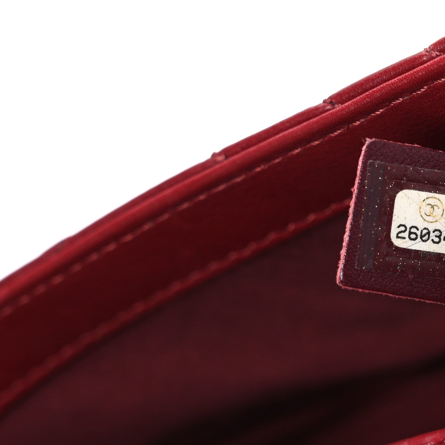 Chanel Calfskin Chevron Quilted Mini Rock The Corner Flap Red