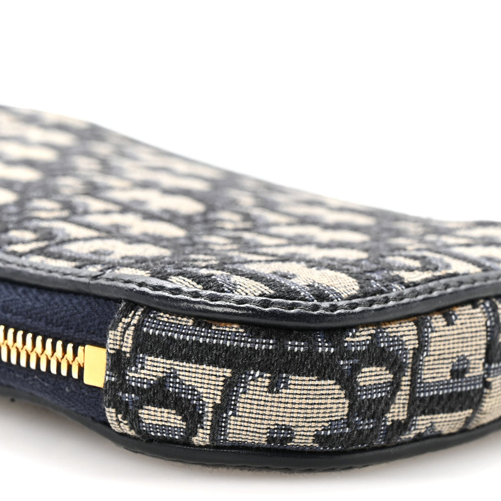 Christian Dior Oblique 30 Montaigne Phone Holder Blue