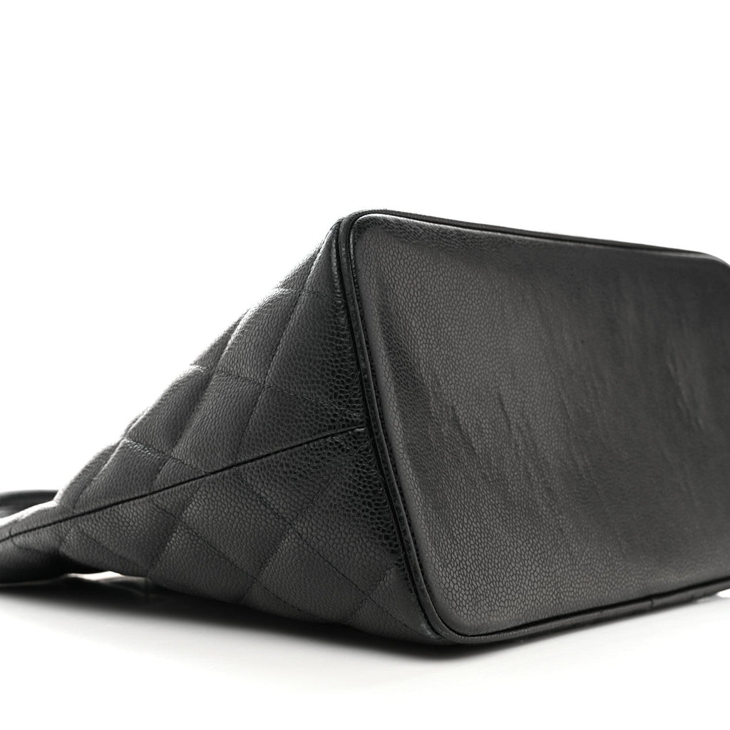 Chanel Caviar Quilted Medallion Tote Black